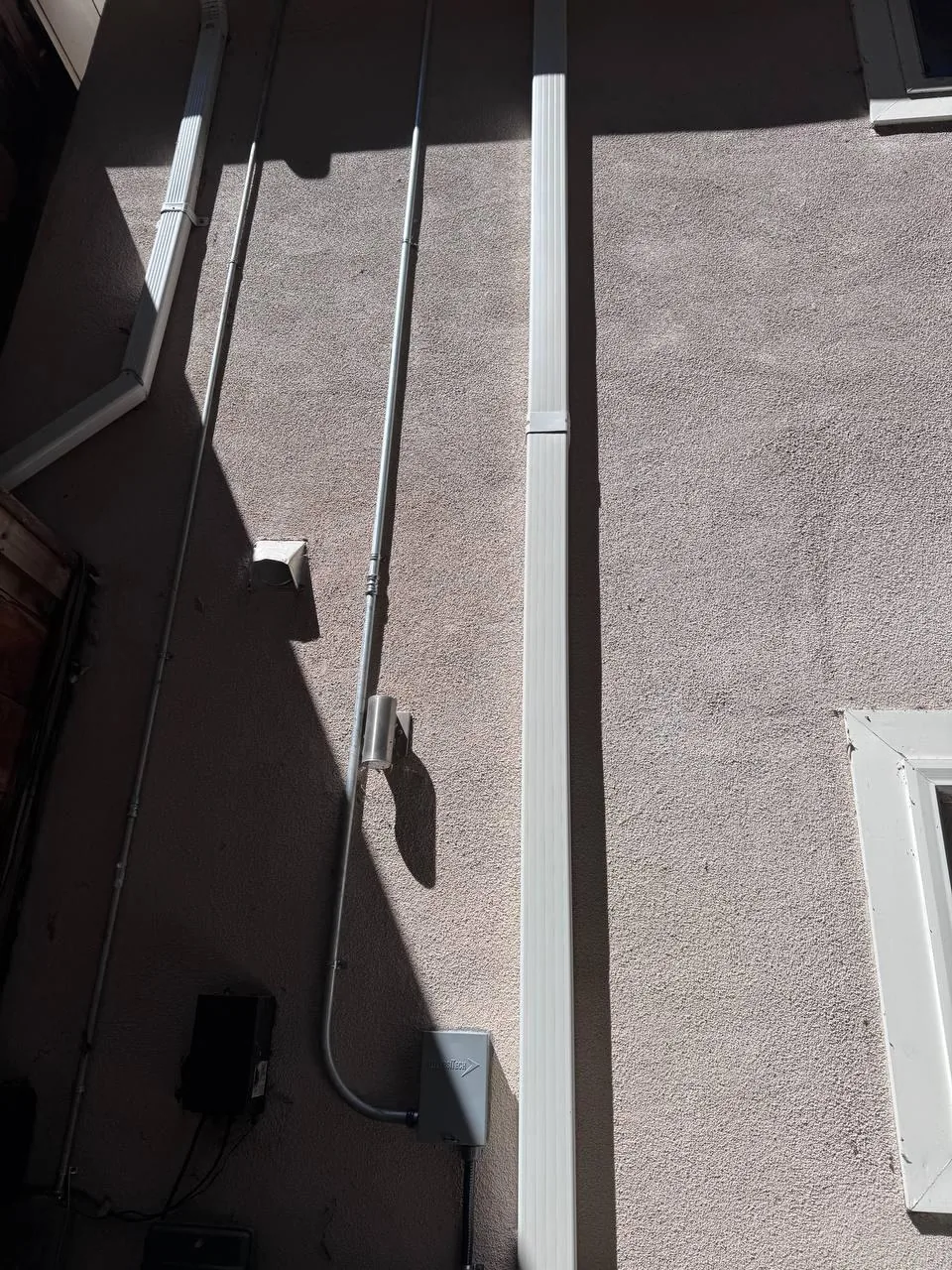 Exterior conduit runs