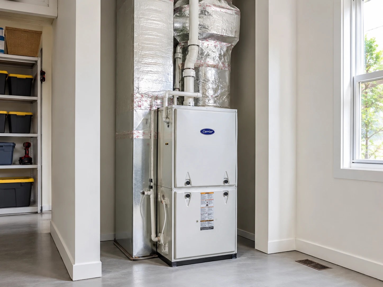 Onzone technician with Cooper & Hunter heat pump install