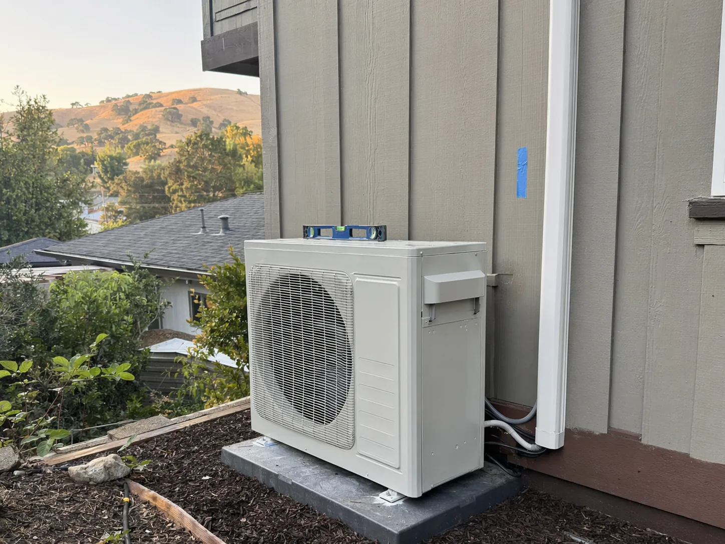 New HVAC system installed in a home in Castro Valley, Bay Area