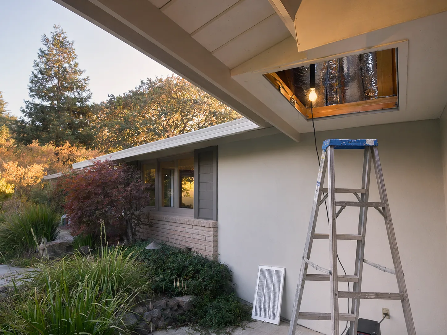 New HVAC system installed in a home in Danville, Bay Area