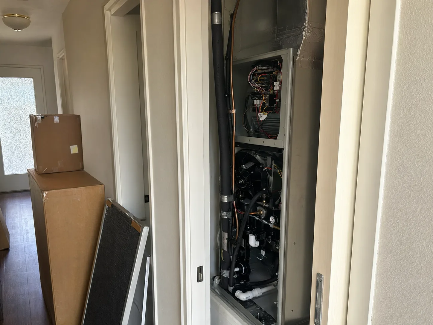 New HVAC system installed in a home in Fremont, Bay Area