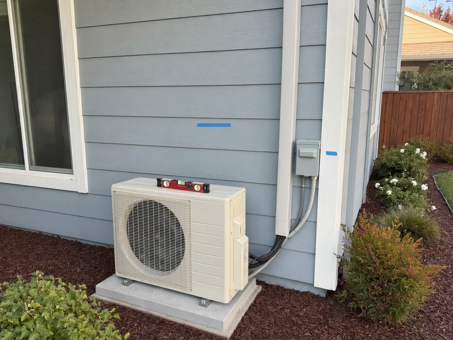 New HVAC system installed in a home in San Ramon, Bay Area